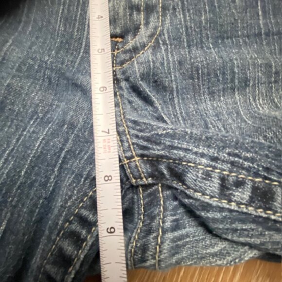 Guess Jeans Women’s Size 30 Bootcut Low Rise Modele Embroidered Pocket Denim - Picture 4 of 9